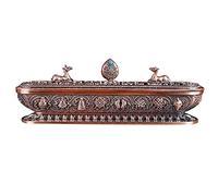 ClAZTyict Tibet BrûLeur D'Encens Antique à la Main Porte-Bâton D'Encens Salon de Thé Maison Bureau DéCoration Artisanat Ornements 3