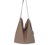 CLBDRESS Nylon Drawstring Tote Handbag for Women Underarm Purse Large Capacity Crescent Purses Solid Color for Travel Shopping Work Daily Use