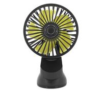 CLBDRESS Ventilateur de Climatisation Automatique à Tête Unique, Petit Ventilateur Multifonctionnel Réglable à Plusieurs Angles pour Voitures, SUV, Camping-Car, Véhicules, Pare-Brise, 3 Vitesses