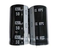 CLBSWYEJK Condensateur électrolytique en Aluminium 8200UF 50V, 10 à 2 pièces, 50V 8200UF 25 x 50 mm(10PCS)