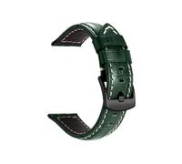 CLCLGOKKOH Bracelets De Montre À Changement Rapide En Cuir Brillant Mat Grain Bambou For Hommes Et Femmes(BBB Black buckle,22mm)