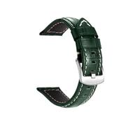 CLCLGOKKOH Bracelets De Montre À Changement Rapide En Cuir Brillant Mat Grain Bambou For Hommes Et Femmes(BBB silver buckle,20mm)