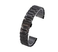CLCLGOKKOH Metal Replacement Watch Straps Quick-Release Stainless Steel Watchbands For Men Lug Width Wristband Classic Heavy-Duty(D,13mm)