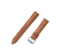 CLCLGOKKOH Soft And Durable Leather Smartwatch Strap Bamboo Grain(C,12mm)