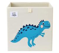 CLCROBD Cube de rangement pliable en tissu pour les jouets des tout-petits/enfants, crèche, salle de jeux, 33 cm (Dino T-Rex)