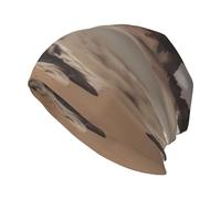 CLDBMD Ghost in The Desert Bonnet tricoté tendance pour adulte - Doux, confortable et respirant - Noir