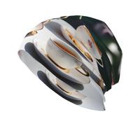 CLDBMD Sweet Afternoon Tea Bonnet tricoté tendance pour adulte Motif thé - Doux, confortable et respirant Noir