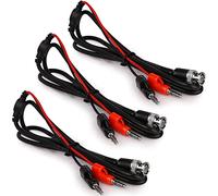 CLDIY Lot de 3 câbles de mesure BNC pour oscilloscope - Test BNC vers double empilage