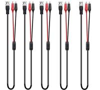 CLDIY Lot de 5 câbles de test BNC à pince crocodile - 92 cm