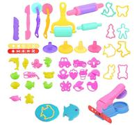 CLDURHGE Ensemble d'ustensiles de modelage - kit complet pour la pâte à modeler, et pâte à modeler pour enfants - avec accessoires et outils pour la pâte à modeler - Votre atelier créatif à domicile