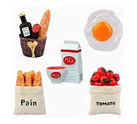 CLDURHGE Lot de 5 aimants mignons pour réfrigérateur en résine alimentaire 3D, Aimant D'aimant Décoratif Mignon pour Réfrigérateur, Cuisine, Bureau (5 PCS)