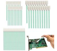 CLDURHGE Lot de 60 bâtonnets de Nettoyage antistatiques en Mousse, Embouts Pointus Ronds Plats pour Clavier écran imprimante téléphone Objectif et Petits Composants