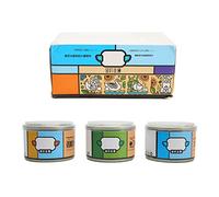 CLDXTrading Lot de 3 aliments humides pour chats en conserve, recette nutritive pour lapin, canard, caille, saumon, dinde, poulet, nourriture humide pour chats avec prébiotiques et canneberge