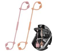 CLDY Attrape-gobelets en silicone avec chaîne factice pour jouets de bébé, sangles de sécurité sans BPA pour jouets, sangle de retenue pour gobelet pour poussette, chaise haute, siège de voiture