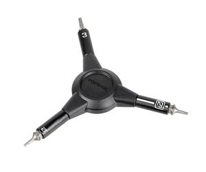 Clé 2 / 2.5 / 3 Topeak Y-Hex Speed Wrench Noir