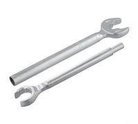 Clé 2 en 1 pour butées d'angle, butées droites et accouplements, tailles à extrémité ouverte 15/16" et 9/16", outil de clé de plomberie réglable avec compact