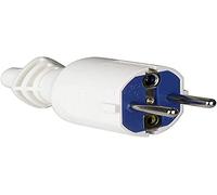 Clé 2P+T, 16 A 250 V.PVC couleur blanche. Fixation amovible solaire 706CB