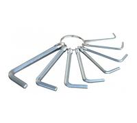 Clé 6 pans professionnelle sur anneau jeu 8 pièces - Outifrance