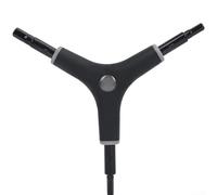 Clé à 3 voies en alliage d'acier en forme de Y pour réglage de vélo, facteur de forme ergonomique pour une performance constante sur le terrain