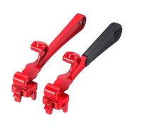 Clé à bonde 3 en 1 et outil d'ouverture de seau, extracteur de couvercle de tambour en alliage d'aluminium robuste avec poignée antidérapante ergonomique, compatible avec (taille L en plastique)