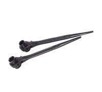 Clé à Camion à Cliquet, Lance Robuste et Durable économise de 19 Mm 22 Mm Sockets Polyvalents Podger Podger Set 2pcs Multi-point pour le Resserrement des Noix