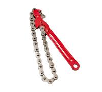 Clé à chaîne de 20,3 cm, clé à chaîne en acier au carbone robuste pour semi-camion, chaînes à cliquet réglables et robustes, clés à filtre à huile, chaînes réversibles, monteur de tuyau avec