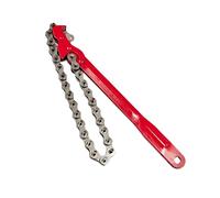 Clé à chaîne de 30,5 cm, clé à chaîne en acier au carbone très résistante pour semi-camion, chaînes à cliquet réglables et robustes, clés à filtre à huile, chaînes réversibles, monteur de tuyau avec