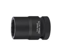 Clé à choc 12 points de 1,9 cm, idéale pour le changement de pneu et les projets mécaniques, réparation automobile, outil de projet d'ingénierie facile