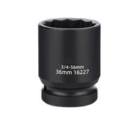 Clé à choc 12 points de 1,9 cm, idéale pour le changement de pneu et les projets mécaniques, réparation automobile, outil de projet d'ingénierie facile