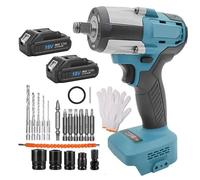hoc électrique - MAWIRON - 18V 450 Nm - 3200 tr/min - 2x5.5Ah Li-ion - Compatible Makita