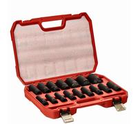 hocs 15 Pièces 1/2" Jeu De Douilles À Chocs 10-32 Mm