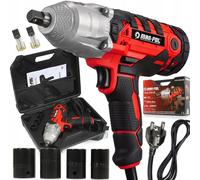 Clé À Chocs Électrique 450W 1/2'' 4 Écrous 230V Avec Mallette 750Nm