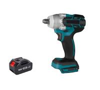 Clé À Chocs Électrique Sans Fil, Balais, Perceuse Main, Prise, Outil For Batterie 21V Travailler Efficacement(1 Big Battery)