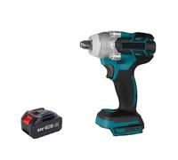 Clé À Chocs Électrique Sans Fil, Balais, Perceuse Main, Prise, Outil For Batterie 21V Travailler Efficacement(1 Big Battery)