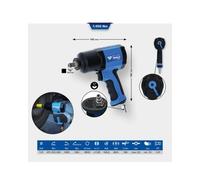 Clé à chocs pneumatique 1/2", 1 450 Nm BRILLIANT TOOLS BT160100