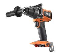 AEG - Perceuse-visseuse à percussion 18V BRUSHLESS "Heavy duty", 141 Nm, mandrin métal 13 mm, poignée additionnelle, anti-kickback, sans batt, ni chargeur, en carton