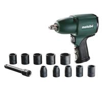 HOCS PNEUMATIQUE METABO 1/2" 360 Nm DSSW360 ENSEMBLE + ACCESSOIRES 11 piè