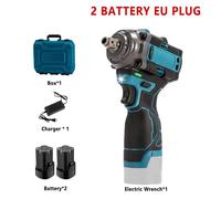 hocs sans fil 16 8 V sans balais 500 N.m équipée de 2 batteries fréquence d'impact 3800 ipm 5 niveaux réglables.