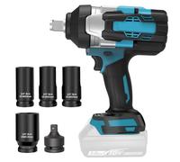 Clé à chocs sans fil 2 000 N.m pour Makita 18 V batteries 4,0 Ah, clé à chocs électrique de 3/4 pouces