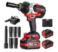 Clé à chocs sans fil brushless - TEENO - Brushless 20V - 1300 Nm - 1/2"" - 2x4.0Ah