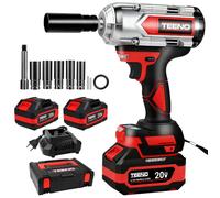 Clé à chocs sans fil brushless - TEENO - TEENO - 1000 N·m - 1/2"" - 2x4,0 Ah