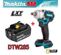 hocs sans fil Makita DTW285 520N.M, clé électrique sans fil, outil rechargeable à couple élevé, batterie Makita 18V DTW285-6Ah
