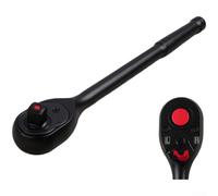 Clé à cliquet 1/2 avec engrenage à 72 dents à dégagement rapide réversible en acier au chrome vanadium conçu pour un travail efficace (noir)