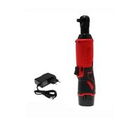 Clé à cliquet 3/8 10 mm Batterie au lithium 12 V portable Clé électrique rapide Cadre de scène Angle droit à 90 degrés Pour le bricolage