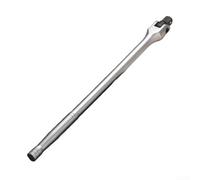 liquet 38,1 cm double tête triple conversion 1/2 3/8 poignée ergonomique en acier à dégagement rapide pivot multidirectionnel automobile mécanique plomberie repère (tête unique)
