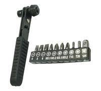 Clé à cliquet 6,35 mm - Adaptateur de clé à douille - Poignée d'entraînement - Tournevis à libération rapide - Clé hexagonale - Manchon de tournevis