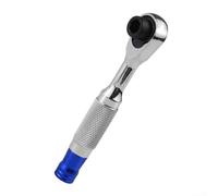 Clé à cliquet à 72 dents avec construction en acier pour espaces restreints, fonctionnement avant et arrière, outil manuel essentiel pour automobile, mécanique, usine et travail (B)