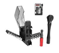 liquet à Crémaillère Hexagonale pour Types de Vélos - Trousse de Réparation et Maintenance Portable pour Equipement Cycliste | Ensemble de Clés Hexagonales à Cliquet,pour Femmes, Adultes, Amate