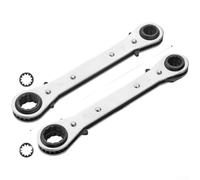 liquet à double tête 4 en 1 avec mécanisme de libération rapide et bride à 12 points pour un engagement précis sur écrous et boulons métriques dans des espaces restreints (113-14-17-19)