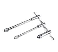 liquet à poignée en T réglable M3 M8 et M5 M12 pour jeu de tarauds et matrices,Porte-taraud à cliquet à poignée en T, alésoir à tarauder liquet outil à main(M3-M8 longue), Clé à tar